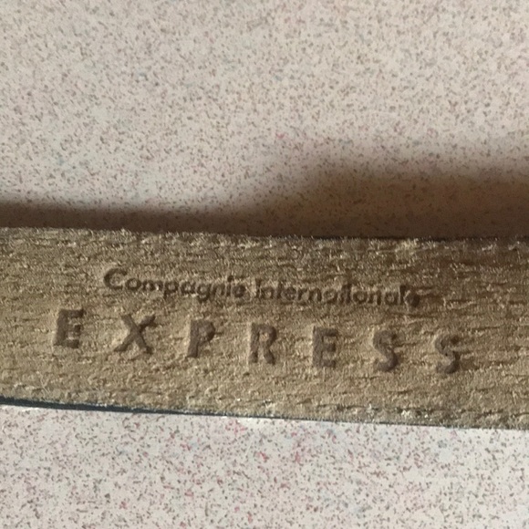 Express Animal Print Leather Belt - Picture 4 of 6